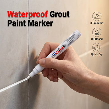 Viahomix™⏳【Limited Offer】50% OFF ! Waterproof Tile Grout Marker Pen