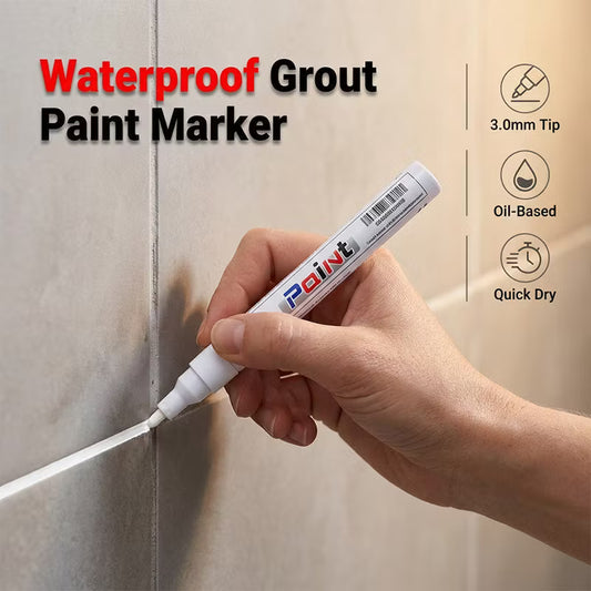 Viahomix™⏳【Limited Offer】50% OFF ! Waterproof Tile Grout Marker Pen