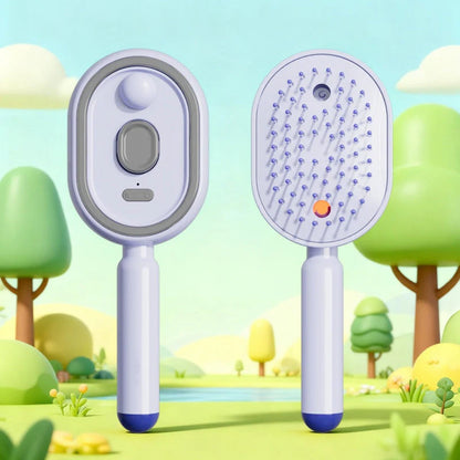 Viahomix™⏳【Limited Offer】50% OFF ! Electric Spray & Massage Hair Brush