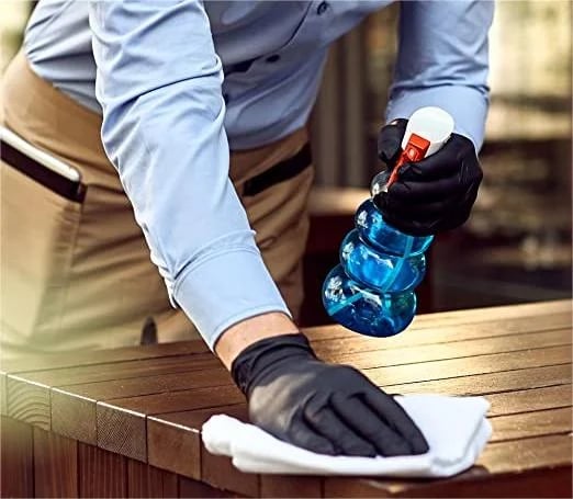 Viahomix™⏳【Limited Offer】50% OFF ! Nitrile Pro Gloves – Heavy Duty, Slip & Stain Resistant, Scratch Resistant