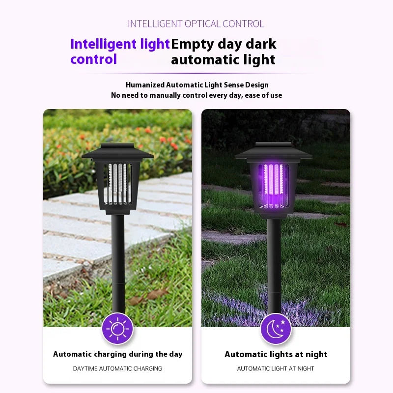 Viahomix™⏳【Limited Offer】50% OFF ! Outdoor Solar LED Mosquito Killer Garden Lamp
