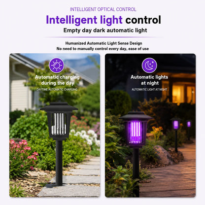 Viahomix™⏳【Limited Offer】50% OFF ! Outdoor Solar LED Mosquito Killer Garden Lamp