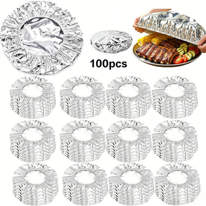 Viahomix™⏳【Limited Offer】50% OFF ! Aluminum Foil Heat Shield Covers – No Plastic, Heat-Resistant, Reusable