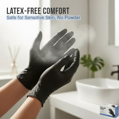 Viahomix™⏳【Limited Offer】50% OFF ! Nitrile Pro Gloves – Heavy Duty, Slip & Stain Resistant, Scratch Resistant