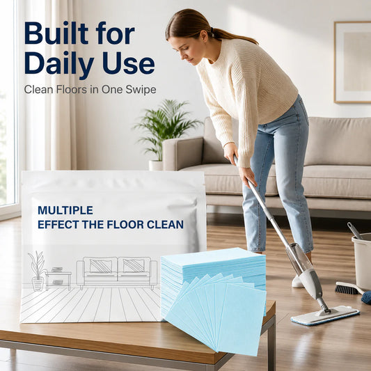 Viahomix™⏳【Limited Offer】50% OFF ! PieceMulti-Effect Floor Cleaning Sheets