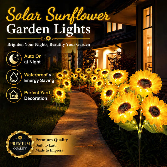 🌻Special Summer Sale 50% OFF - 🌞Solar LED Sunflower Garden Lights