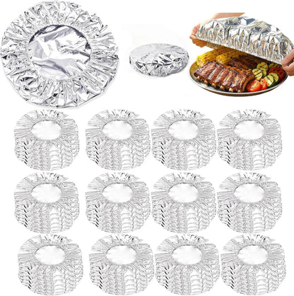 Viahomix™⏳【Limited Offer】50% OFF ! Aluminum Foil Heat Shield Covers – No Plastic, Heat-Resistant, Reusable