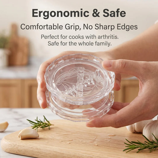 ⏳ LIMITED-TIME MEGA SALE | Homesonia™ Manual Garlic Twister & Masher
