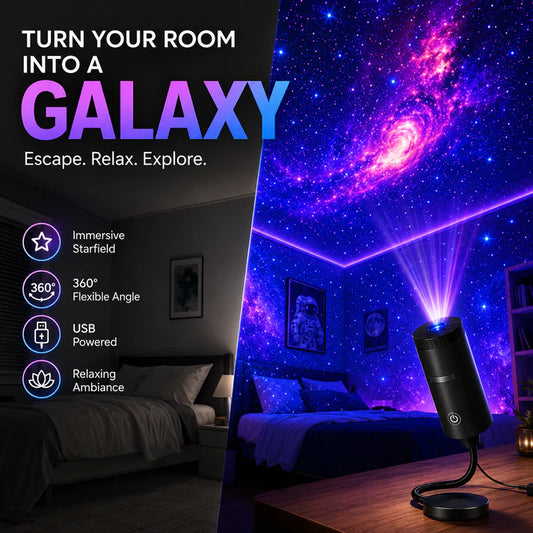 Viahomix™⏳【Limited Offer】50% OFF ! ✨ Plug-and-Play HD Star Projecto
