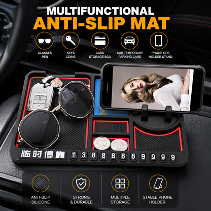 Viahomix™⏳【Limited Offer】50% OFF !  Car Anti-Slip Mat Panel Silicone Phone Holder
