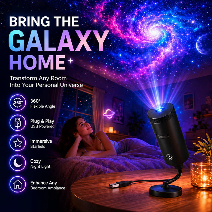 Viahomix™⏳【Limited Offer】50% OFF ! ✨ Plug-and-Play HD Star Projecto