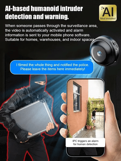 Viahomix™⏳【Limited Offer】50% OFF ! 📷 Mini WIFI Camera 1080P HD – Night Vision Included