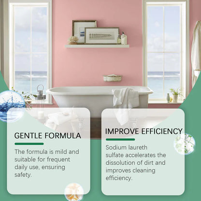 Viahomix™⏳【Limited Offer】50% OFF ! Molecular-Level Cleaning Tech! Oxalic Acid Bathroom Cleaner Dissolves Rust & Limescale 🚽✨