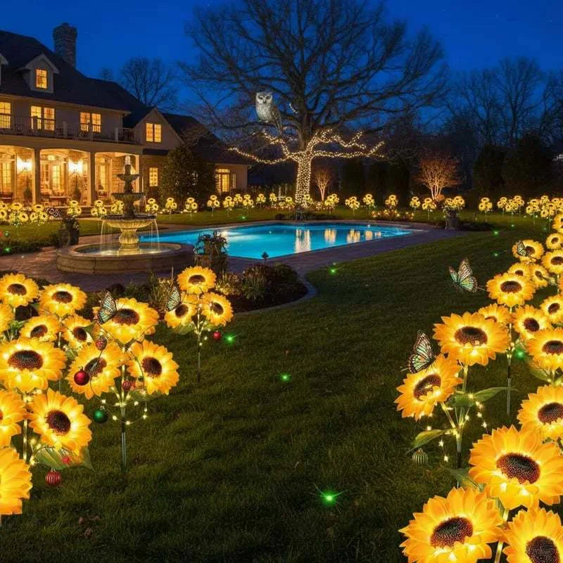 🌻Special Summer Sale 50% OFF - 🌞Solar LED Sunflower Garden Lights