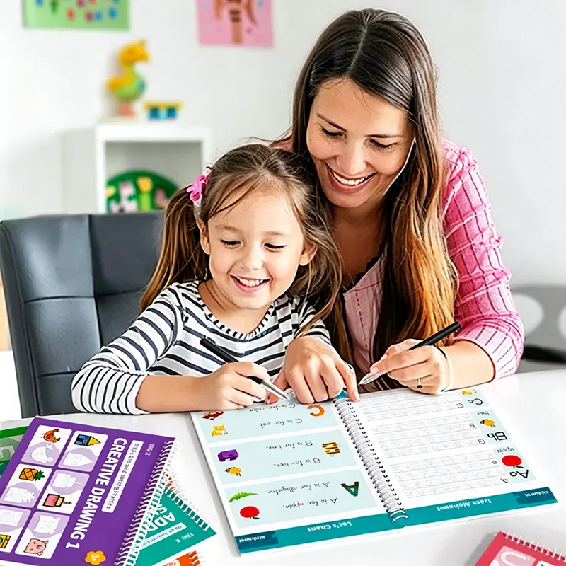Viahomix™⏳【Limited Offer】50% OFF ! Kids Reusable Writing Workbook, Early Learning Gift🖍️