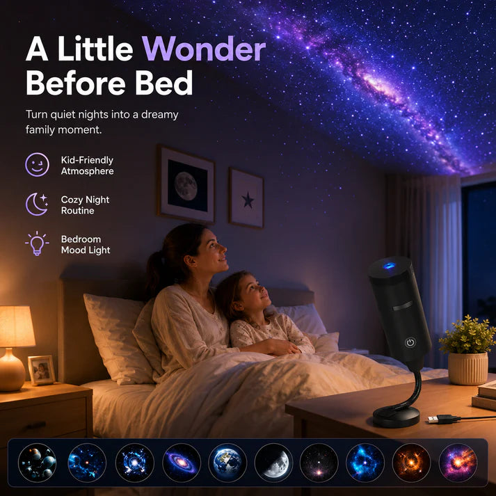 Viahomix™⏳【Limited Offer】50% OFF ! ✨ Plug-and-Play HD Star Projecto