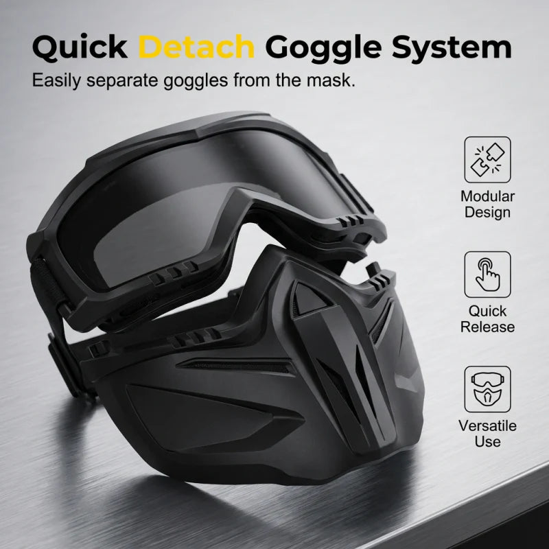 Viahomix™⏳【Limited Offer】50% OFF ! Detachable Full Face Goggle Mask