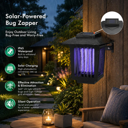 Viahomix™⏳【Limited Offer】50% OFF ! Outdoor Solar LED Mosquito Killer Garden Lamp