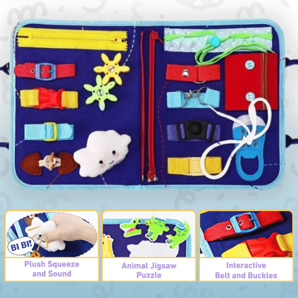 Viahomix™⏳【Limited Offer】50% OFF !  Montessori Felt Busy Board