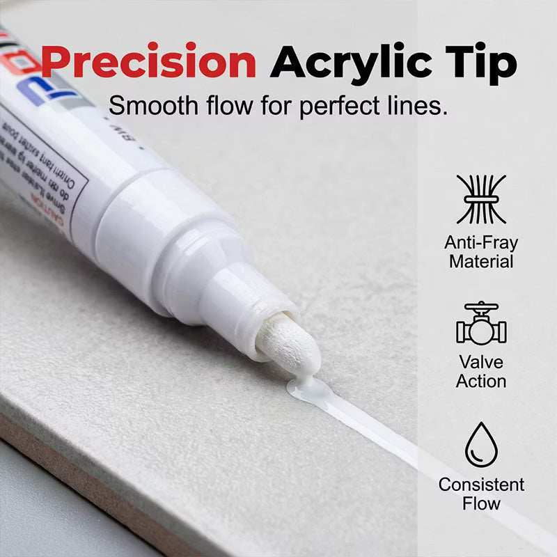Viahomix™⏳【Limited Offer】50% OFF ! Waterproof Tile Grout Marker Pen