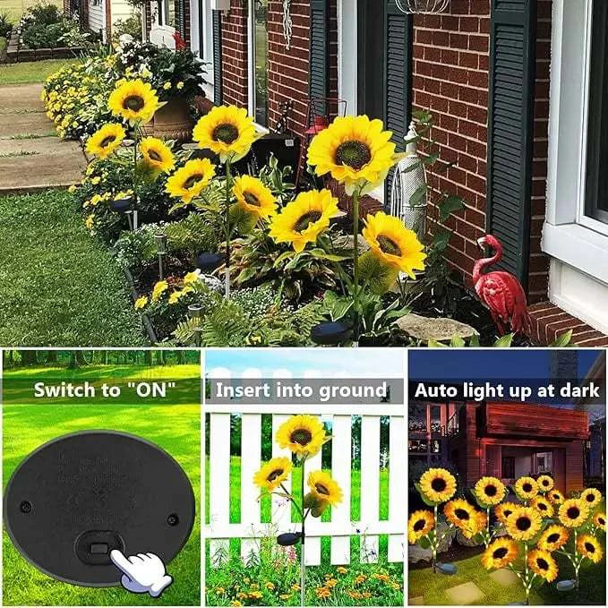 🌻Special Summer Sale 50% OFF - 🌞Solar LED Sunflower Garden Lights
