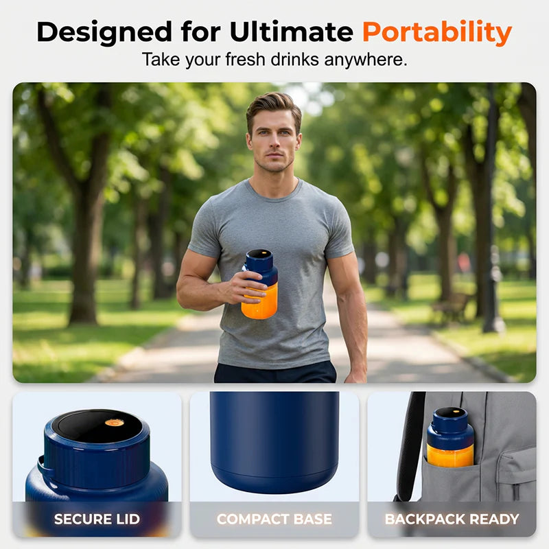 Viahomix™⏳【Limited Offer】50% OFF ! 1300ml High-Capacity Portable Blender 🍹 Stay Fresh On The Move
