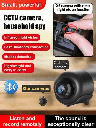 Viahomix™⏳【Limited Offer】50% OFF ! 📷 Mini WIFI Camera 1080P HD – Night Vision Included