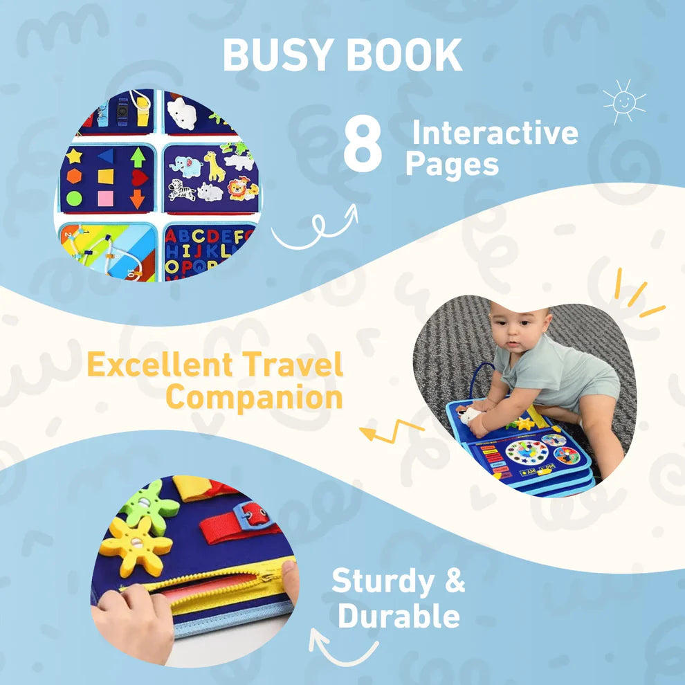 Viahomix™⏳【Limited Offer】50% OFF !  Montessori Felt Busy Board