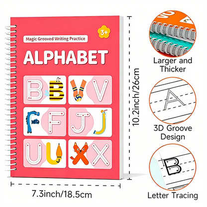 Viahomix™⏳【Limited Offer】50% OFF ! Kids Reusable Writing Workbook, Early Learning Gift🖍️