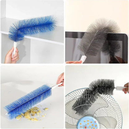 Viahomix™⏳【Limited Offer】50% OFF !  Bendable Fan Cleaning Brush – Reusable Microfiber Duster for Fans&Curtain