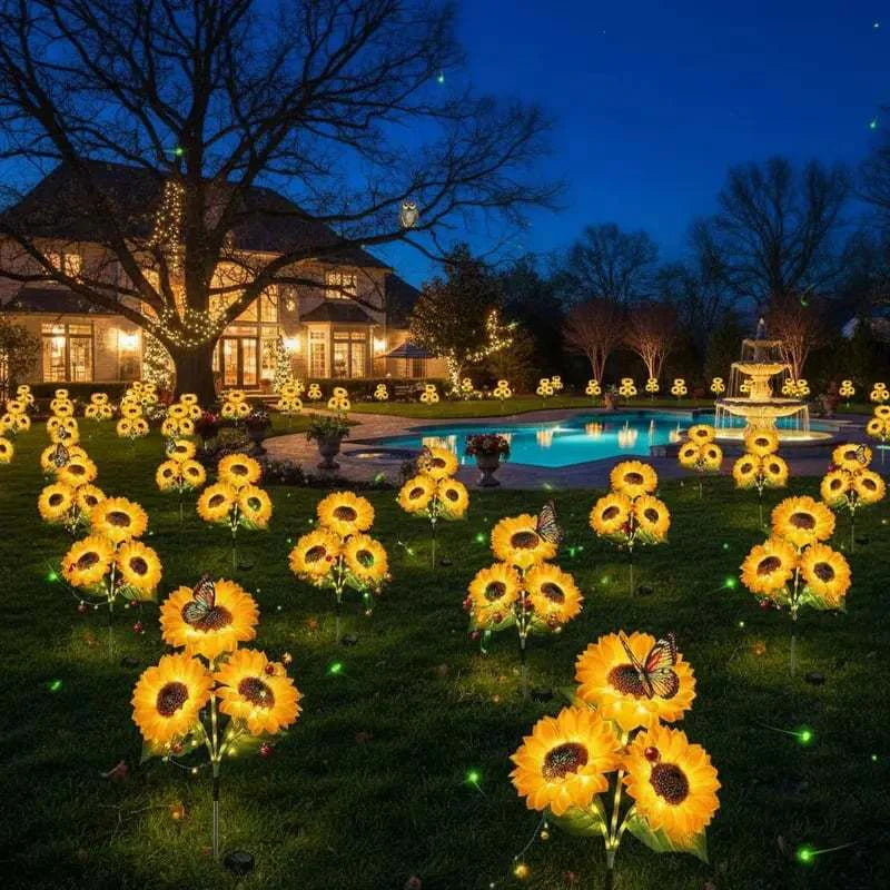 🌻Special Summer Sale 50% OFF - 🌞Solar LED Sunflower Garden Lights