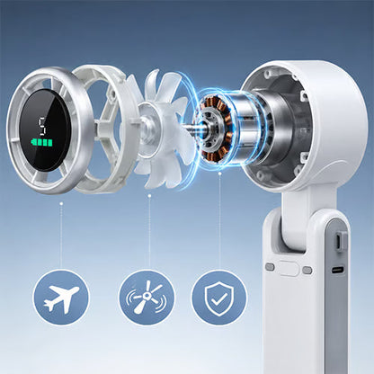 Viahomix™⏳【Limited Offer】50% OFF ! Hand folding high-speed turbine fan