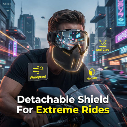 Viahomix™⏳【Limited Offer】50% OFF ! Detachable Full Face Goggle Mask
