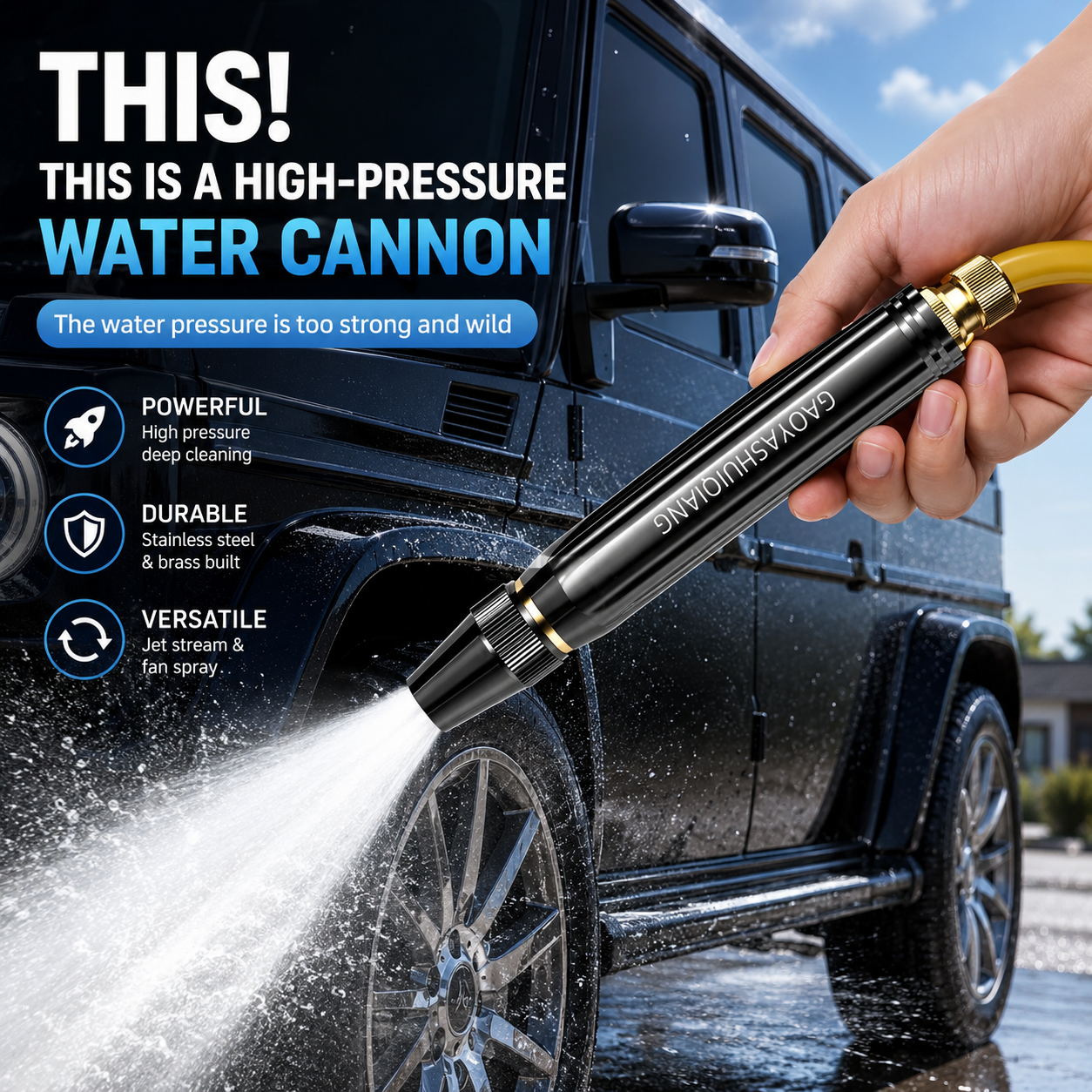 🔥LAST DAY 55% OFF - Home High-Pressure Car Wash Water Gun