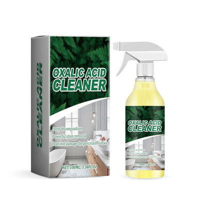 Viahomix™⏳【Limited Offer】50% OFF ! Molecular-Level Cleaning Tech! Oxalic Acid Bathroom Cleaner Dissolves Rust & Limescale 🚽✨