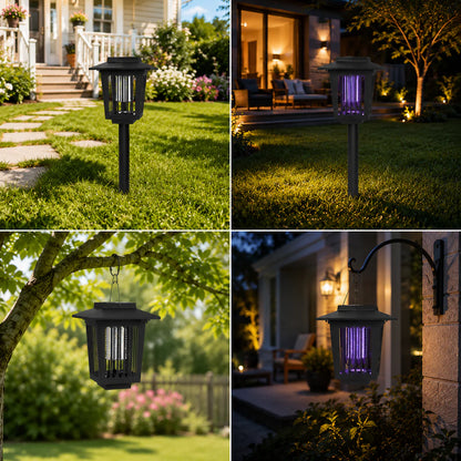 Viahomix™⏳【Limited Offer】50% OFF ! Outdoor Solar LED Mosquito Killer Garden Lamp